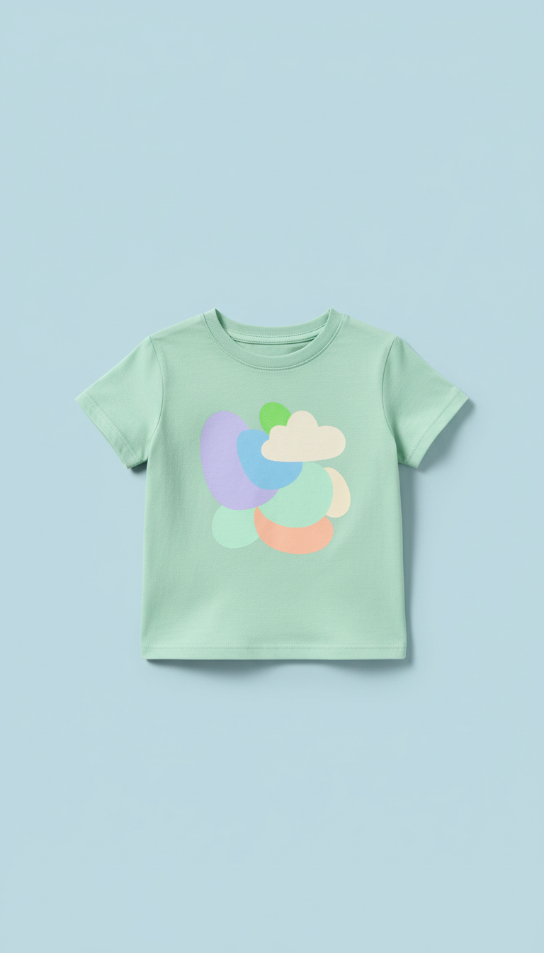 Mint Mist graphic tee for toddlers